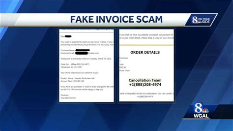 fraudulent invoice scam